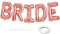 BRIDE Balloons Bachelorette, Rose Gold BRIDE Letter Balloon Bridal Balloons | by BBPOOL