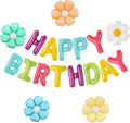 CANREVEL Happy Birthday Banner Decorations + 12Pcs Star Balloons, Macaron | by CANREVEL