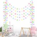 Outus 5 Pieces Colorful Circle Garland Banner Hanging Paper Dot Decorations by Outus