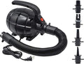 Electric Air Pump for Inflatables, 4 Detachable Nozzles, Inflator/Deflator by BOMPOW