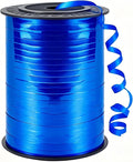 500 Yard Bright Blue Balloon String, 1/5" Ribbon Curling by WUYUEJXI