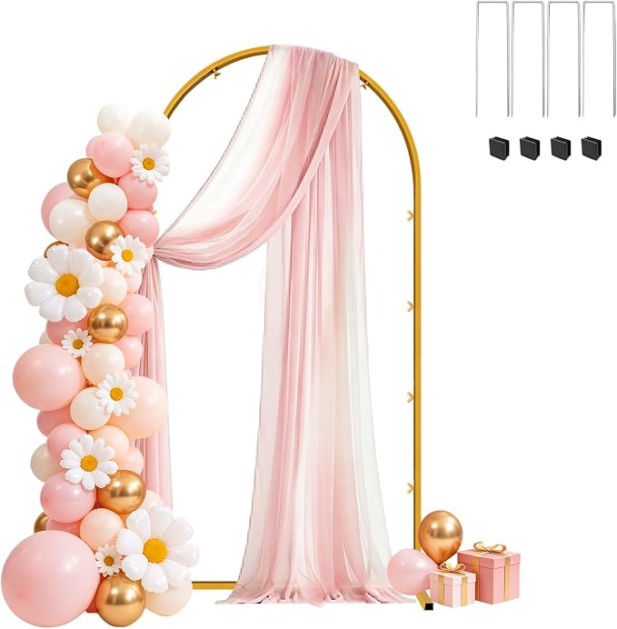 6 FT Wedding Arch Frame Backdrop Stand by Chesjin