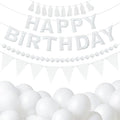 Pre-Strung 3D Felt Happy Birthday Banner, Party Pennant Felt Banner Flags by Unknown