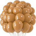 Voircoloria 66pcs Brown Latex Party Balloons, 12inch | by Voircoloria