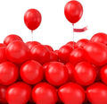 PartyWoo Red Balloons 100pcs Matte Red Small Latex Helium Balloons 5 Inch | by PartyWoo