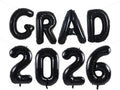 TONIFUL Graduation Balloons 16 Inch Black Grad Balloons 16 Inch Black Large by TONIFUL