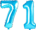 40 Inch Number 71 Balloons for 71st Birthday Party Decorations, 0-100 Jewelry by FOBELEC