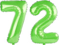 40 Inch Number 72 Balloons for 72nd Birthday Party Decorations, 0-100 Fruit by FOBELEC