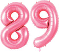 Number 89 Balloons for 89th Birthday Party Decorations, 0-100 Large No.89 by Joycard