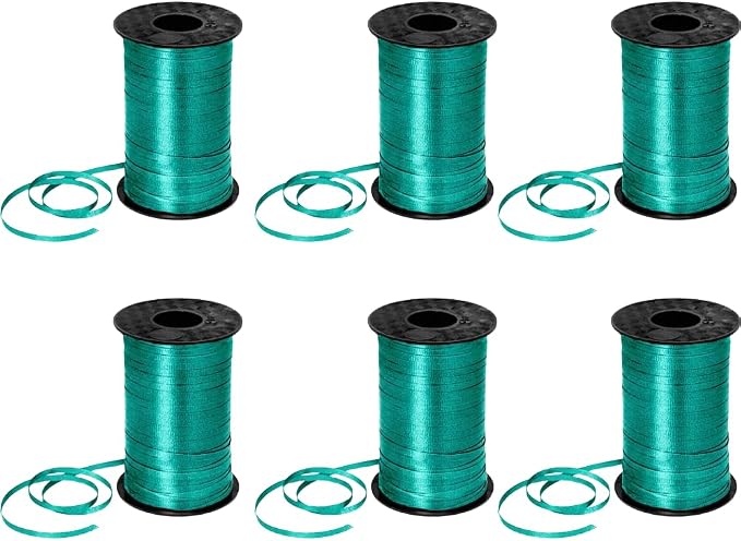 PMU 3000 Yards x 3/16in Sea Green Crimped Curling Ribbon String by PMU