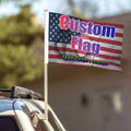 Custom Car Flag Add Your Own Design Here Small Car Flags Double Side by TUSANEII