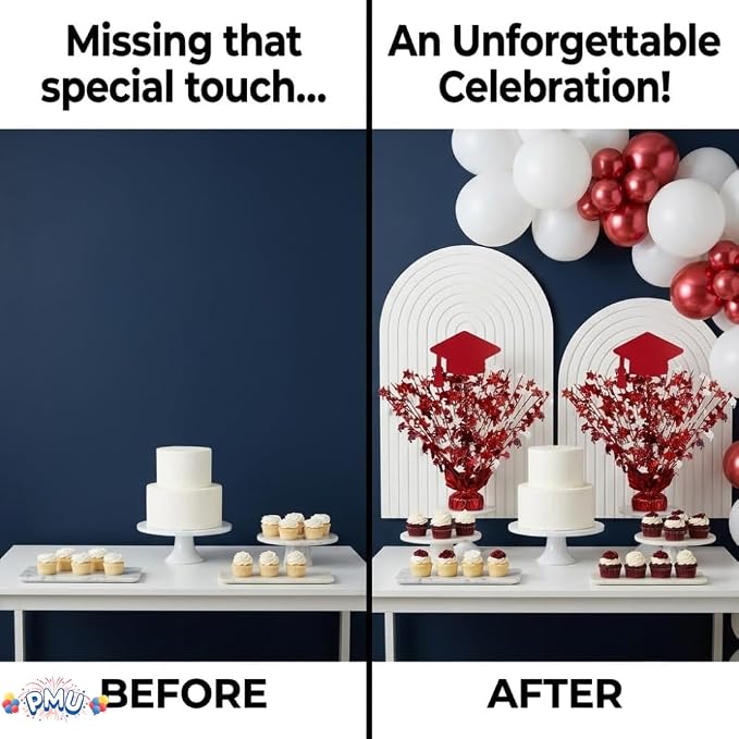 PMU 3 Pcs Graduation Centerpieces - Image 6