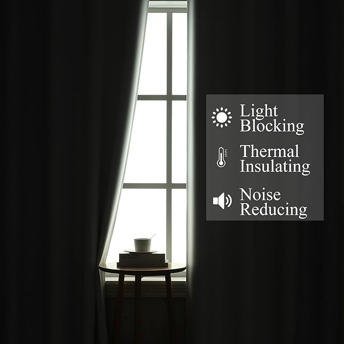 Lilac and Greyish White Gradient Blackout Curtains - Image 3
