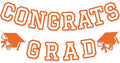Congrats Grad Banner Graduation Party Banner Decoration Hanging Garland High by Unknown