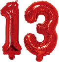 Number 13 Balloon Foil Mylar Balloons by YPSelected