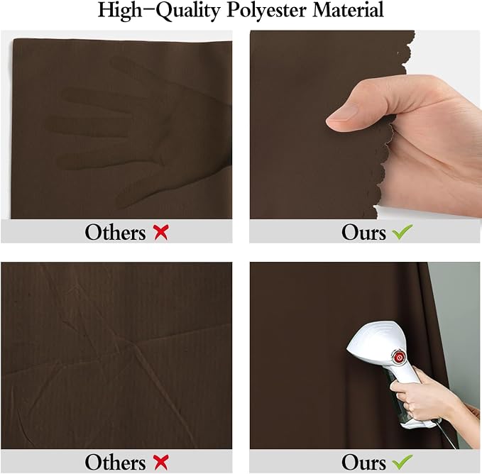 Brown Photography Backdrop for Photoshoot, Fabric 10x20ft | Polyester Studio - Image 6