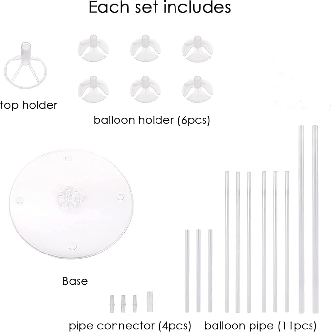 12 Set Balloon Stand Kit - Image 9