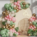 Pink and Green Balloon Arch Garland Kit by GIHOO