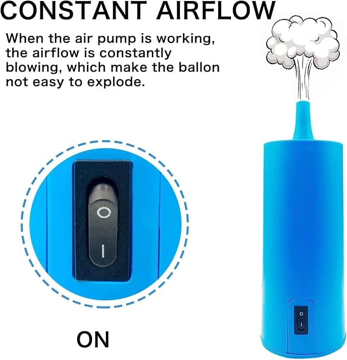 Balloon Pump Electric Air Pump for Balloons Portable Balloon Inflators Blower - Image 4
