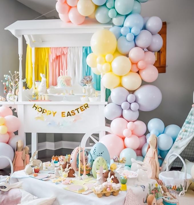 KBZVNAF Pastel Latex Party Balloons 50 Pack 12 inch | Multicolor Macaron Helium - Image 7