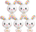 Bunny Balloons Colorful Rabbit Foil Balloon Easter Balloons by HADCKJA