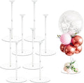8 Pack Clear Acrylic Balloon Stands by Yudlto
