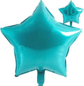Teal Blue Star Balloons 18 Inch by VHUWE