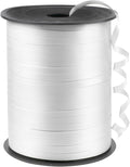 500 Yards White Curling Ribbon Metallic Balloon Roll by qiqibaobao