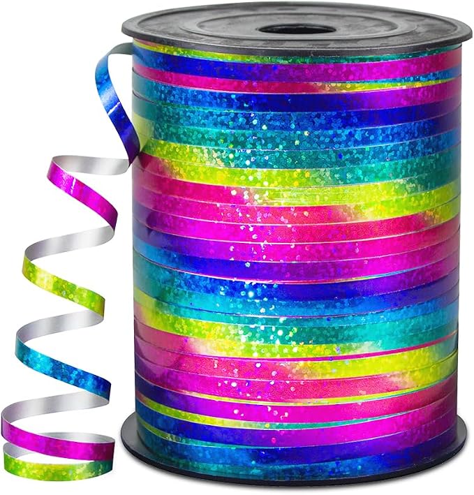 500 Yards Curling Ribbon for Gift Wrapping, 3/16" Balloon String for Christmas by HimBen
