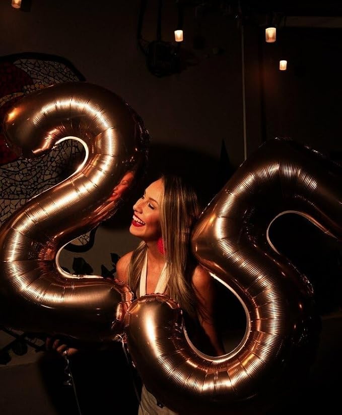 Coffee Brown Number 5 Balloon 40 inch, Birthday Party Balloons Decorations | - Image 5
