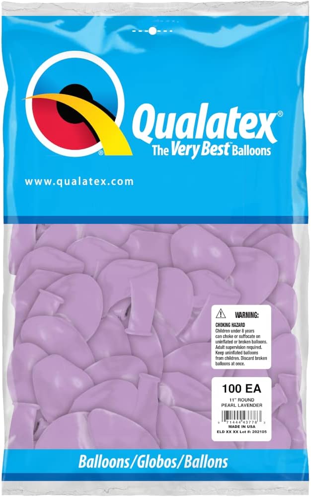 Qualatex 11" Lavender Pearlized Balloons - Image 2