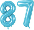 Number 87 Balloons for 87th Birthday Party Decorations, 0-100 Large No.87 by Joycard