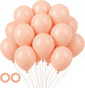 Voircoloria 105pcs Pastel Orange Party Latex Balloons, 12inch | by Voircoloria