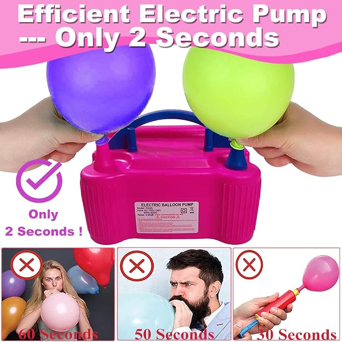 Balloon Arch Kit and Balloon Pump Electric, 12ft Wide Table Balloon Arch Stand - Image 3