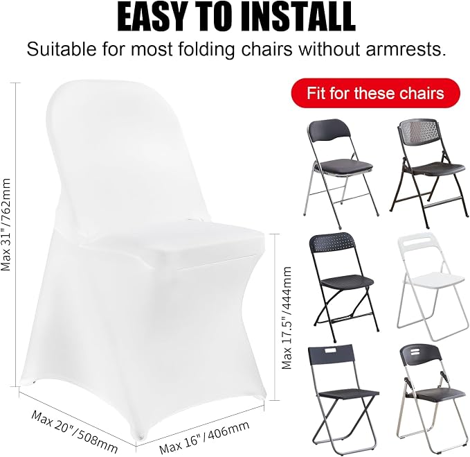Stretch Spandex Chair Covers - Image 2
