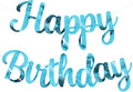 BEISHIDA Bright Lake Blue Happy Birthday Banner Party Decoration NO DIY | by Beishida