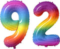 Number 92 Balloons for 92nd Birthday Party Decorations, 0-100 Large No.92 by Joycard