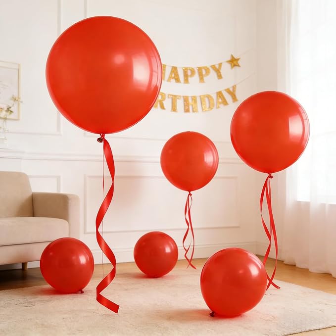 36 Inch Red Balloons - Image 2