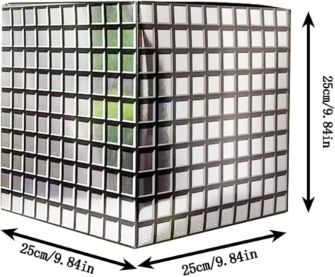 Balloon Boxes，4 Pcs Disco Style Cube Paper Boxes - Image 2