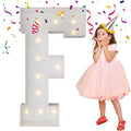 4FT Marquee Light Up Letters, Large Marquee Letters, Mosaic Balloon Frame by MerryMosaics