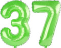 40 Inch Number 37 Balloons for 37th Birthday Party Decorations, 0-100 Fruit by FOBELEC