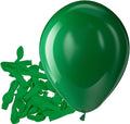 Bezente Green Balloons Latex Matte Party Balloons 150 Pack 5 inch Small | Dark by Bezente