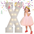 4FT Marquee Light Up Letters, Large Marquee Letters, Mosaic Balloon Frame by MerryMosaics