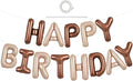 TONIFUL 16 Inch Light Brown Chocolate Happy Birthday Balloons Banner Decor | by TONIFUL
