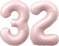 40 Inch Light Pink Number 32 Balloon 0-9 32nd Foil Big Giant | Digital by SULALABOO