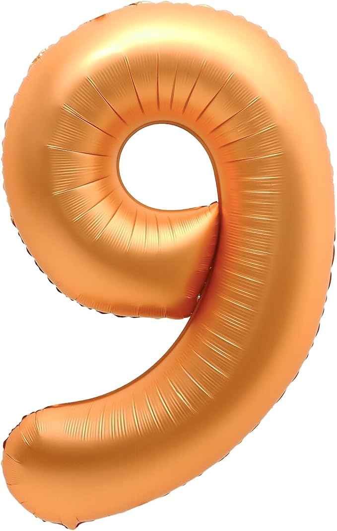 9 Balloon, Number 9 Balloon, Number Balloons 40 Inch by VHUWE