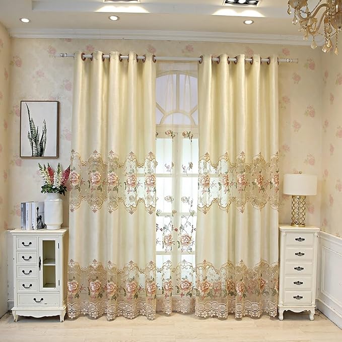 Luxury Embroidered Cloth Curtain - Image 6