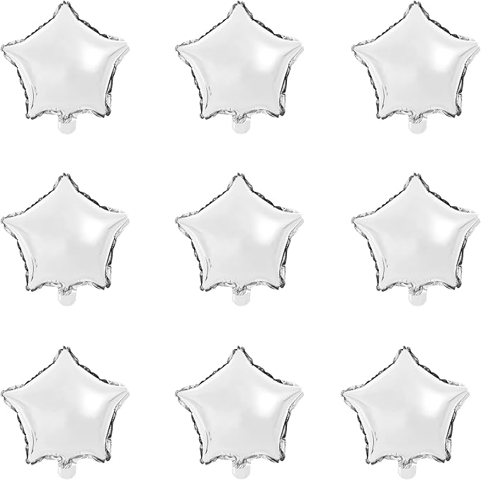 Star-shaped Foil Balloons, Birthday & Event Decorations | Mini Size - Image 4