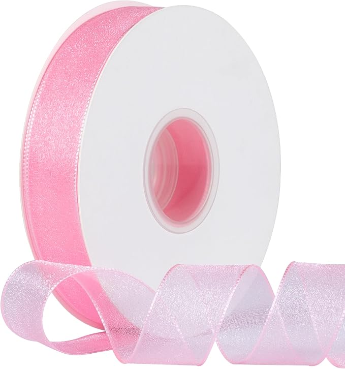 Sheer Organza Ribbon 1 Inch Chiffon Ribbons by Unknown