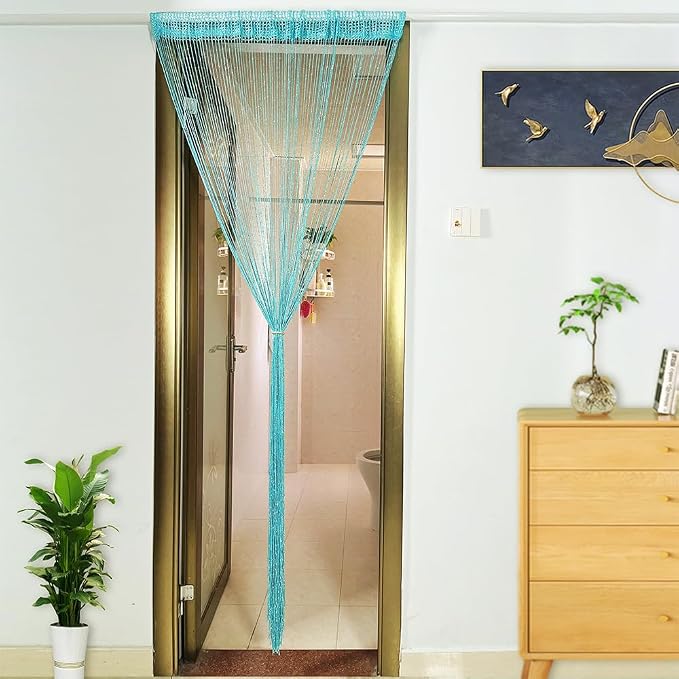 Home Decor Sequin Curtain for Doorway, Door String Curtains, 39x79 inch Hanging - Image 2